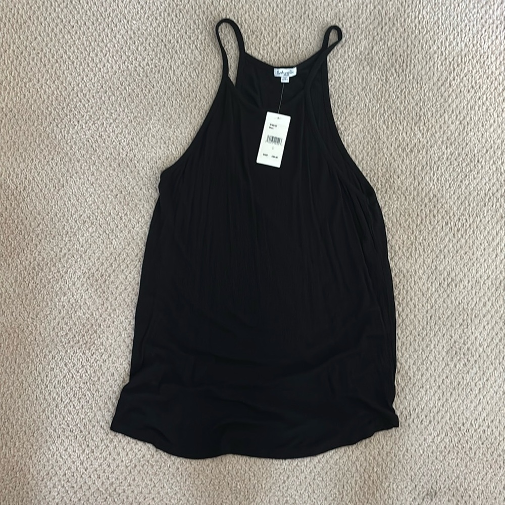 Black Racer Back Splendid Tank (long) Size L